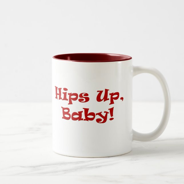 Tasse 2 Couleurs Hanches, bébé ! (Droit)