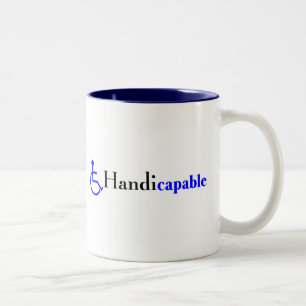 Tasse 2 Couleurs Handicapable (fauteuil roulant)