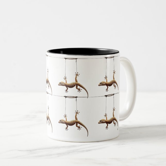 Tasse 2 Couleurs Hangin' Around : Une Coupe pour le Lizard de friss (Devant droit)