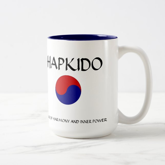 Tasse 2 Couleurs Hapkido (Droit)