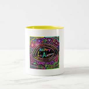 Tasse 2 Couleurs Happy Art : Coupe "Happy Los Angeles"