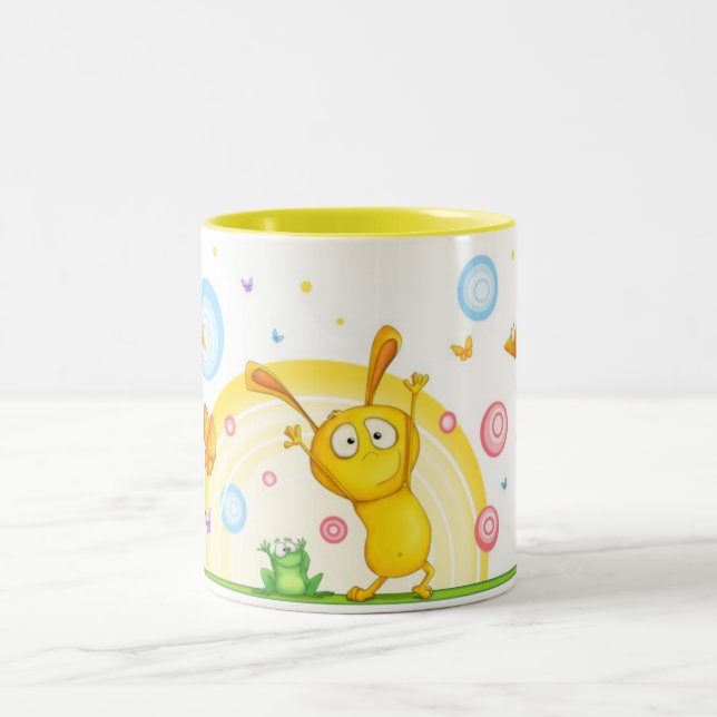 Tasse 2 Couleurs HappyOrangeMug (Centre)