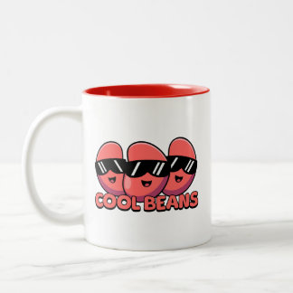 Tasse 2 Couleurs Haricots cool ! Cute Kidney Bean Pun
