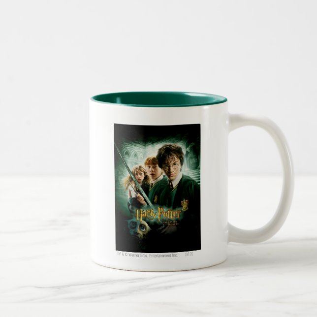 Tasse 2 Couleurs Harry Potter Ron Hermione Groupe Dobby Saisie (Droit)