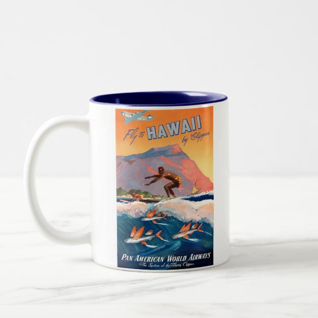 Tasse 2 Couleurs Hawaï (Gauche)