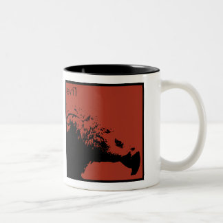 Tasse 2 Couleurs Hector lui prend le noir de jais de café