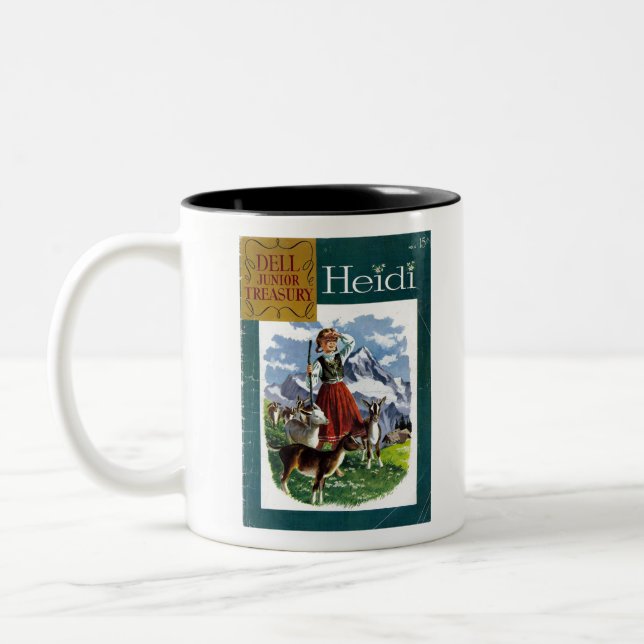 Tasse 2 Couleurs Heidi - Comics rétro - Imaginaire - Comics rétro (Gauche)