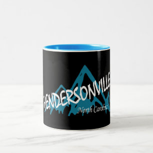 Tasse 2 Couleurs Hendersonville Montagnes de la Caroline du Nord