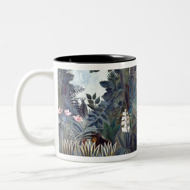 Tasse 2 Couleurs Henri Rousseau Jungle équatoriale (Gauche)