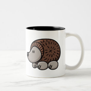 Tasse 2 Couleurs Hérisson de bande dessinée