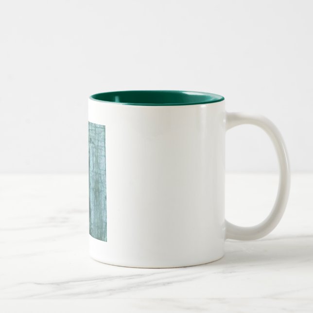 Tasse 2 Couleurs Héron de grand bleu au crépuscule (Droit)