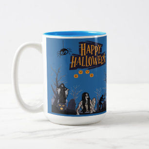 Tasse 2 Couleurs Heure de Sorcellerie murmures bleus