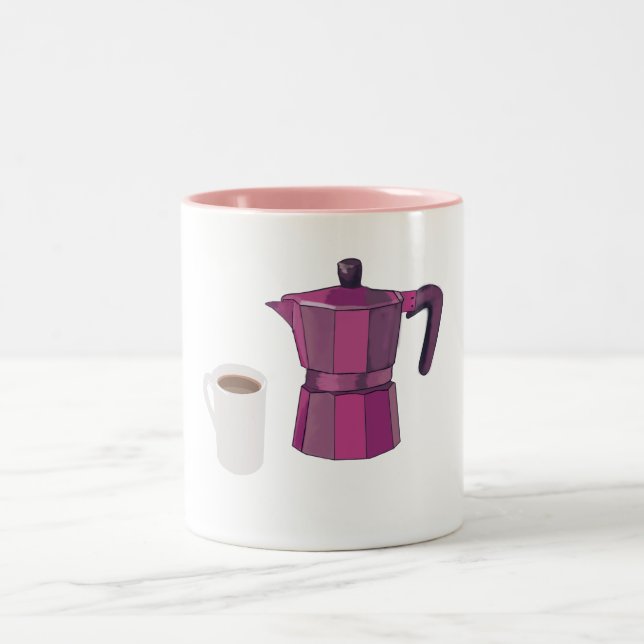 Tasse 2 Couleurs Heure du café (Centre)