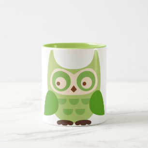 Tasse 2 Couleurs Hiboux mignons