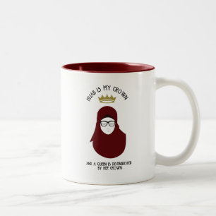 Tasse 2 Couleurs Hijab est ma couronne - VERRES