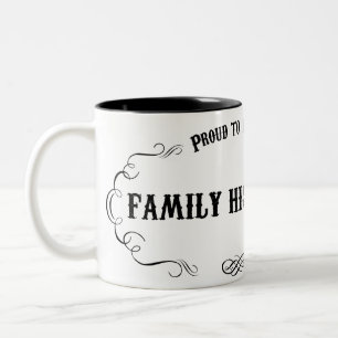 Tasse 2 Couleurs Historien de famille