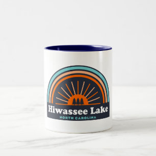 Tasse 2 Couleurs Hiwassee Lake North Carolina Arc en ciel