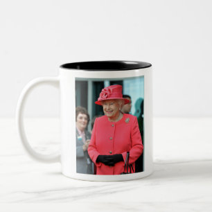 Tasse 2 Couleurs HM Queen Elizabeth II Warrington 2012 Professional
