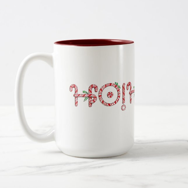 Tasse 2 Couleurs Ho, Ho, Ho Sucres de canne (Gauche)