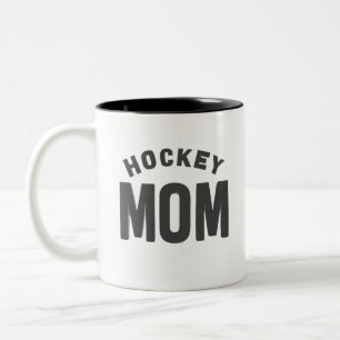 Tasse 2 Couleurs Hockey Mère Design Art numérique2