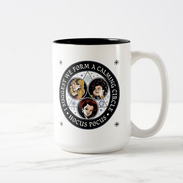 Tasse 2 Couleurs Hocus Pocus Calme Cercle Spellbound Fun (Droit)