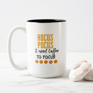 Tasse 2 Couleurs Hocus Pocus J'Ai Besoin De Café Pour Concentrer Ha