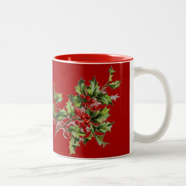 Tasse 2 Couleurs Holly berry 001 (Droit)