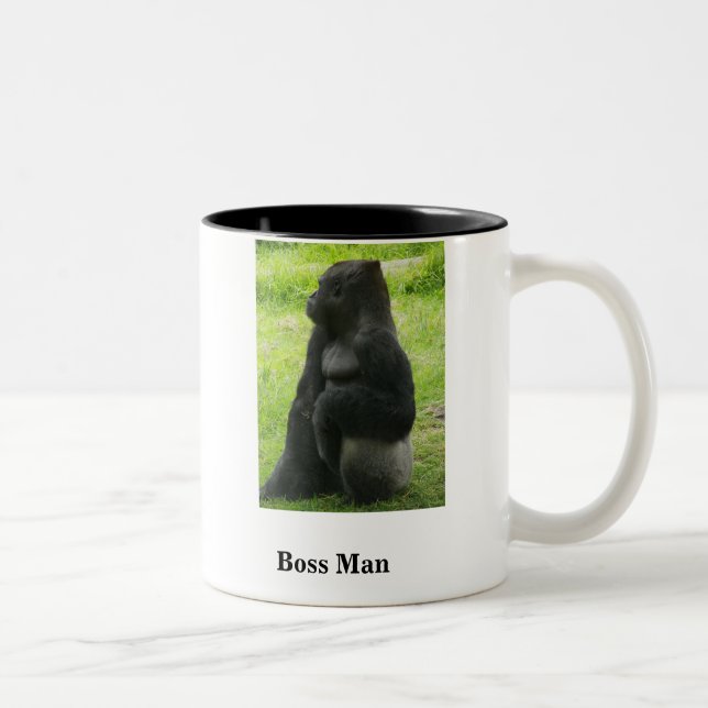 Tasse 2 Couleurs Homme de patron (Droit)