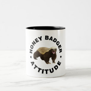Tasse 2 Couleurs Honey badger a Attitude