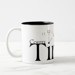 Tasse 2 Couleurs Horodateur de café