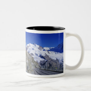 Tasse 2 Couleurs hôtel Kulm et sentier, Gornergrat, Zermatt,