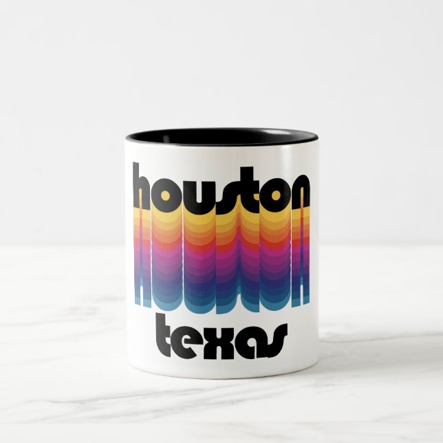 Tasse 2 Couleurs Houston, Texas (Centre)