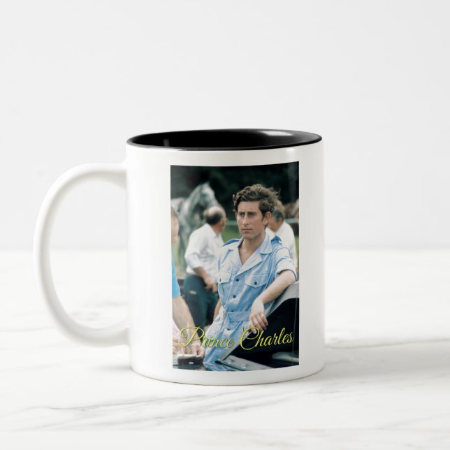 Tasse 2 Couleurs HRH Prince Charles Cowdray 1976 (Gauche)