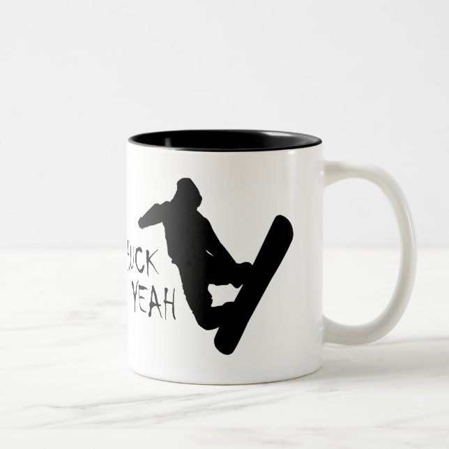 Tasse 2 Couleurs Huck Yeah (Droit)