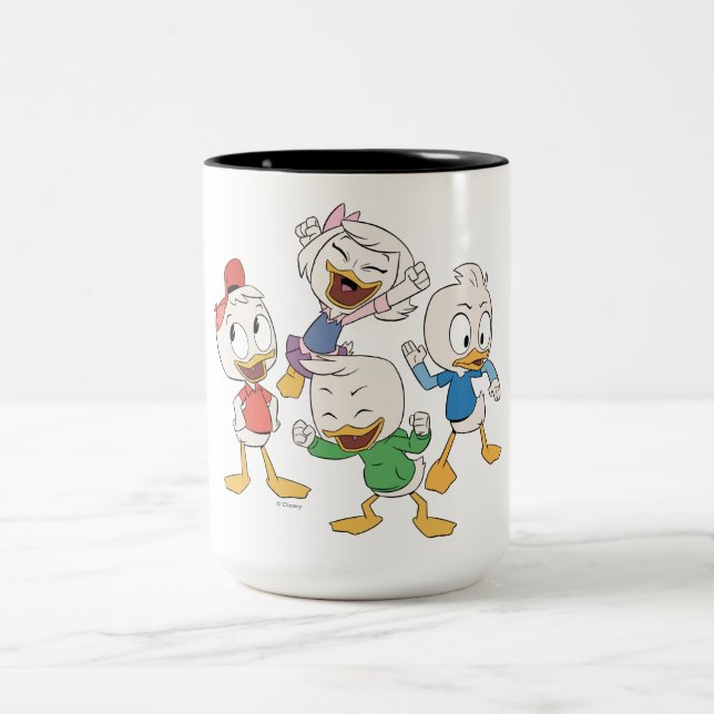 Tasse 2 Couleurs Huey, Dewey, Louie et Webby (Centre)