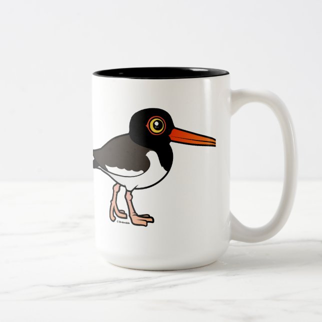 Tasse 2 Couleurs Huîtrier américain (Droit)