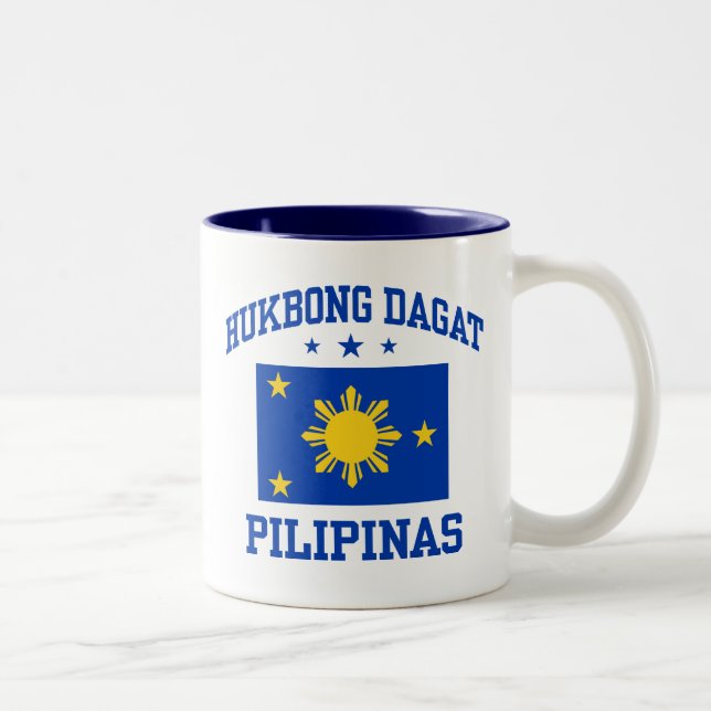 Tasse 2 Couleurs Hukbong Dagat Pilipinas (Droit)
