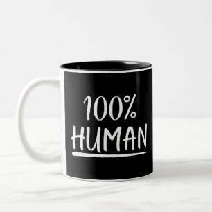 Tasse 2 Couleurs Humanité 100% humain