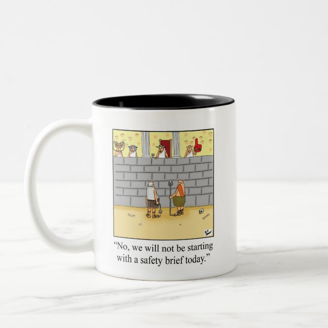 Tasse 2 Couleurs Humour de la santé (Gauche)