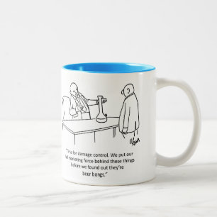 Tasse 2 Couleurs Humour de marketing commercial