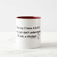 Humour de poulet de TDAH