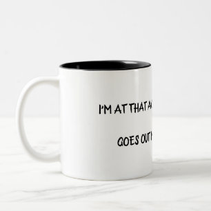 Tasse 2 Couleurs Humour sur le troisième âge