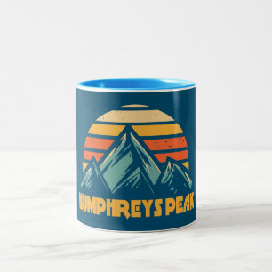 Tasse 2 Couleurs Humphreys Peak Arizona Retro Turquoise