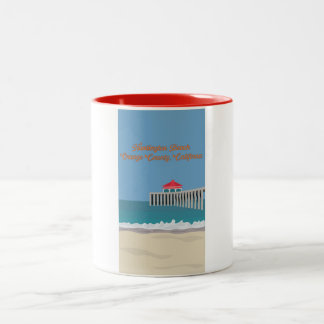 Tasse 2 Couleurs Huntington Beach Pier