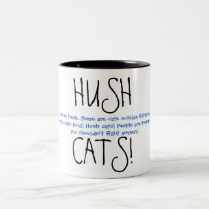 Tasse 2 Couleurs HUSHCATS ! Ver. 3