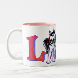 Tasse 2 Couleurs Husky Love