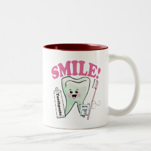 Tasse 2 Couleurs Hygiéniste dentaire de dentiste