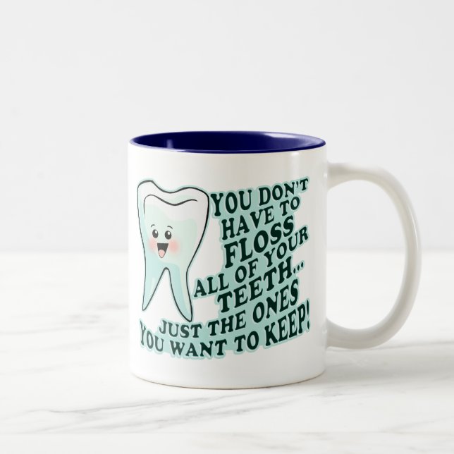 Tasse 2 Couleurs Hygiéniste dentaire de dentiste (Droit)