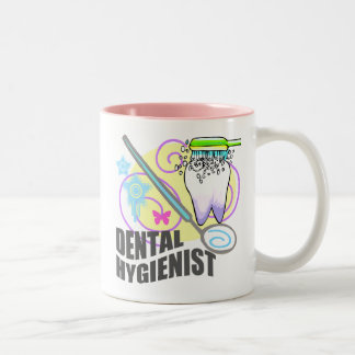 Tasse 2 Couleurs Hygiéniste dentaire mignon
