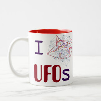 Tasse 2 Couleurs I <3 UFOs